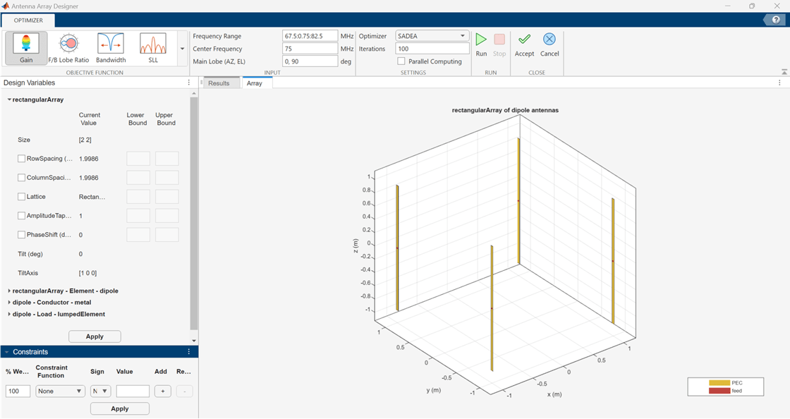 5G Array Simulation